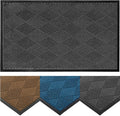 X-Large 3 x 5 ft Diamond Entrance Door Mat - Heavy Duty Absorbent