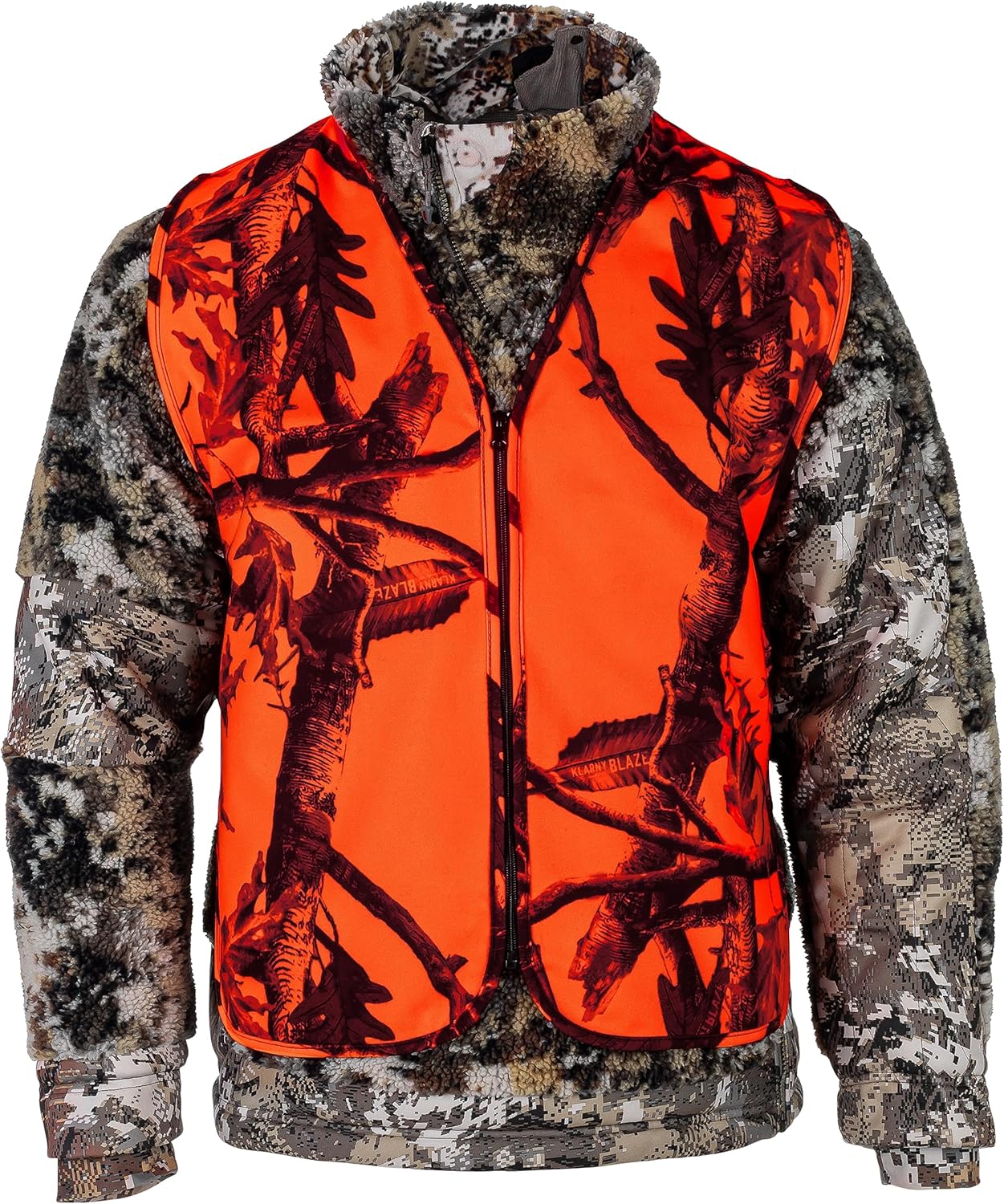 Klarny Orange Safety Vest - High Visibility for Hunting Gear