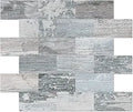 20-Sheet Peel and Stick Wall Tiles PVC Backsplash (Grey Bay Wood)