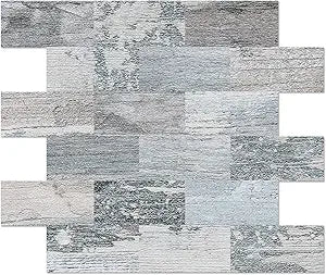 20-Sheet Peel and Stick Wall Tiles for Kitchen and Bathroom