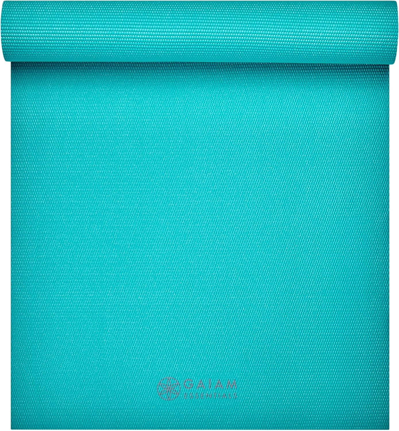 Premium Gaiam Essentials Yoga Mat Set: Comfort and Convenience!