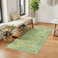 DUKINO 2x5 Rug for Hallway Runner - Washable Low Pile Animal Design