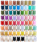 Frosted Matt Embroidery Machine Thread 72 Spools 40WT Kit - Matte