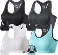 Racerback Sports Bra for Women - Padded Seamless Support Bra