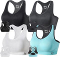 FITTIN Racerback Sports Bra for Women - Padded Seamless High Impact