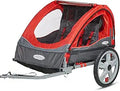 Bike Trailer for Toddlers and Kids - 2-In-1 Canopy Carrier