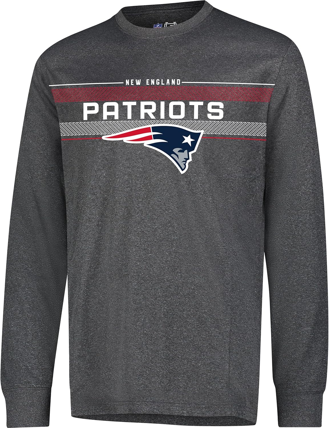 Ultra Game Men's NFL Official Super Soft Long Sleeve T-Shirt