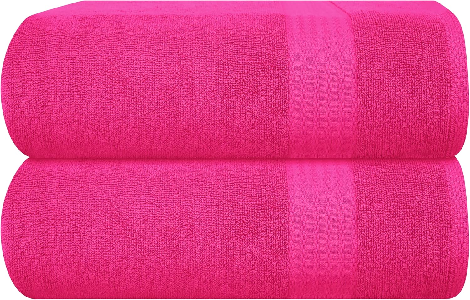 GLAMBURG Premium Cotton Oversized Bath Sheets for Everyday Use