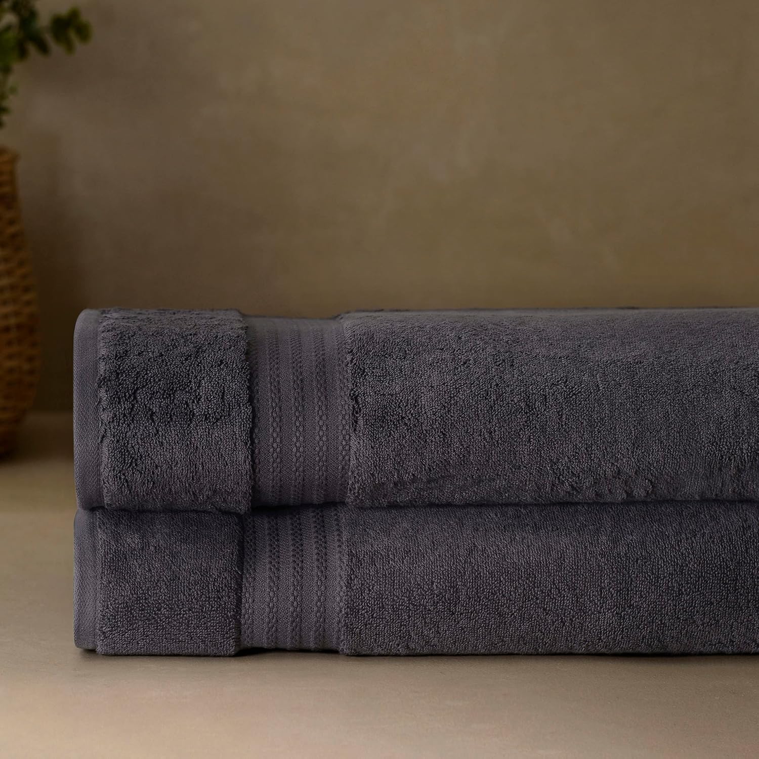 Fabdreams 100% Organic Cotton Bath Sheet Set of 2 for Luxury