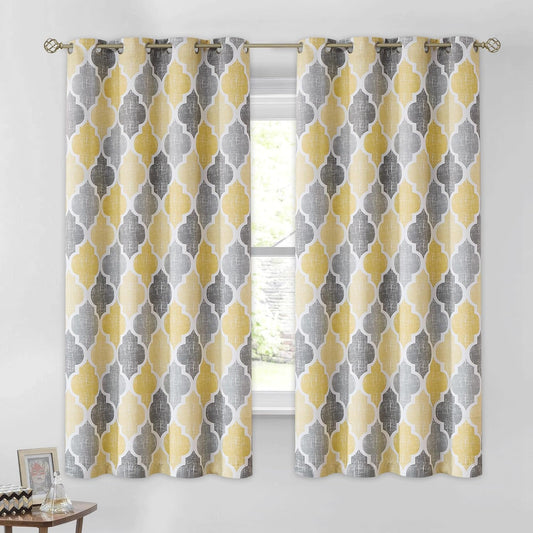 Beauoop 100% Blackout Curtains for Bedroom and Living Room