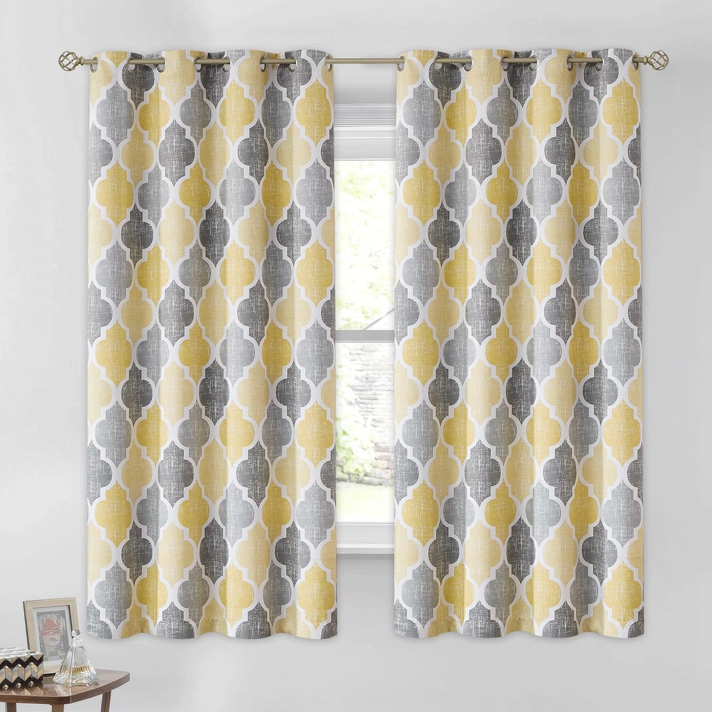 Beauoop 100% Blackout Curtains for Bedroom and Living Room
