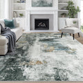 8x10 Area Rugs for Living Room: Abstract Washable Carpet
