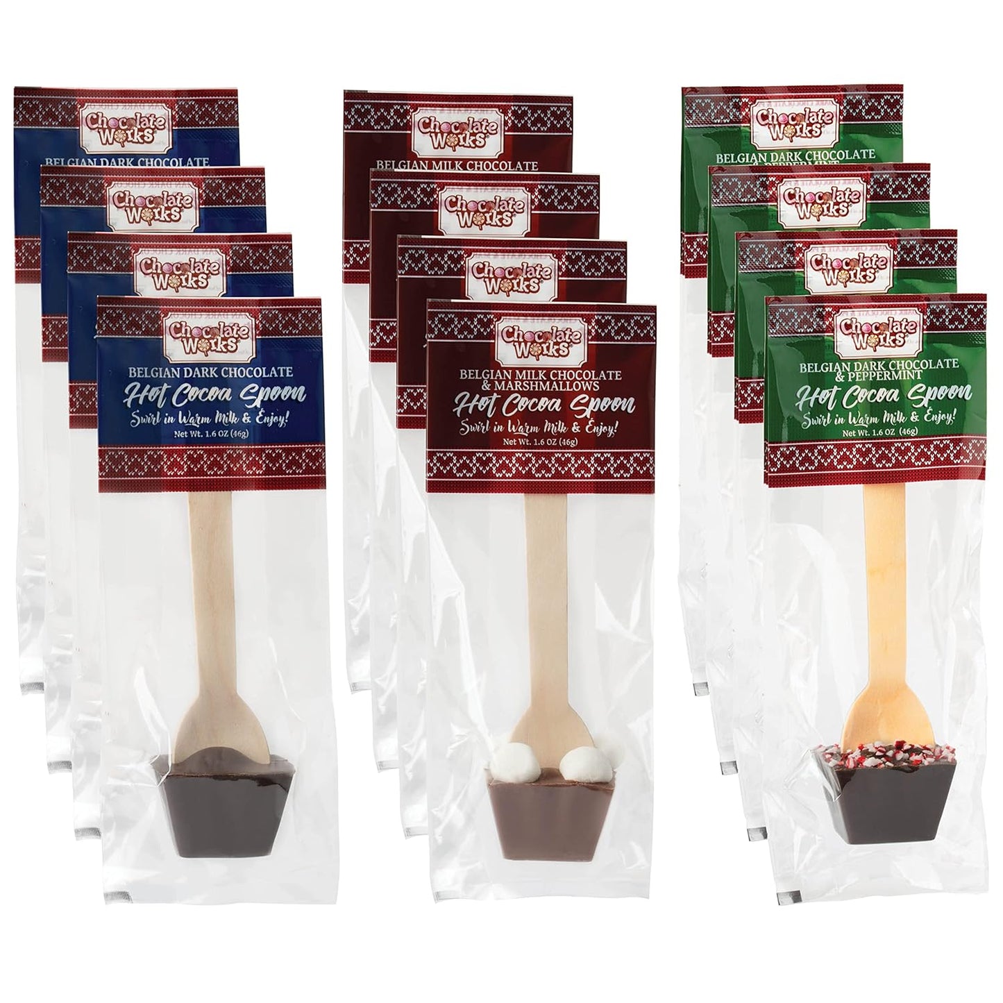 Hot Chocolate Spoons Flavor Variety Pack - Indulge in Decadence