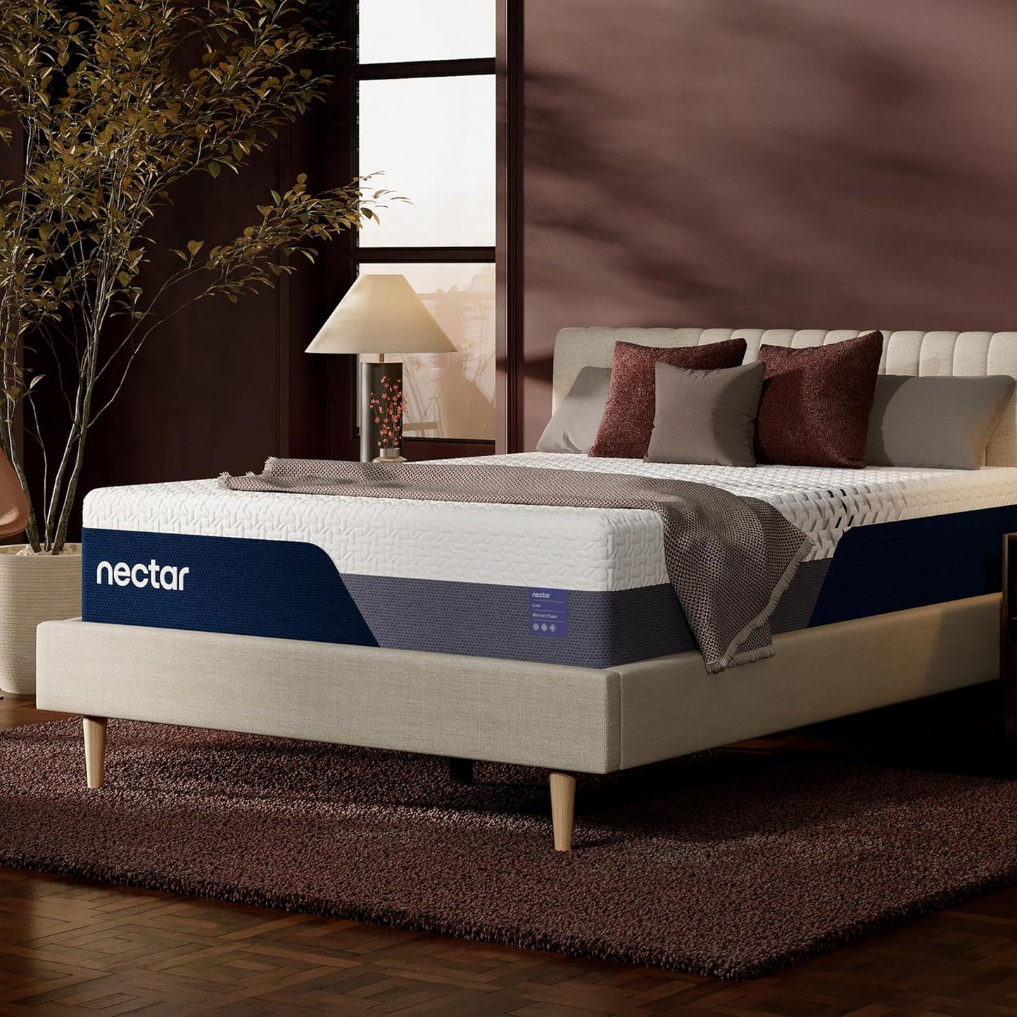 Nectar Luxe 14 Queen Mattress - Medium Firm with Cooling Upgrade