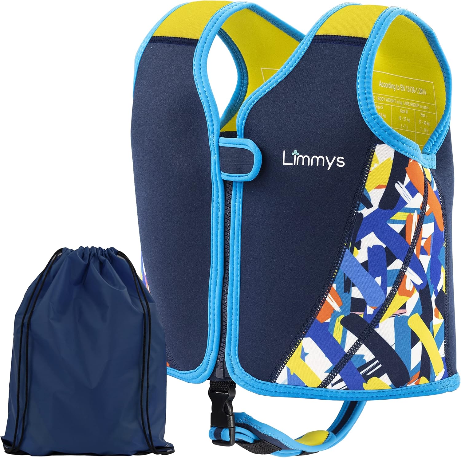 Limmys Premium Kids Swim Vest - Safe and Comfortable Swim Aid