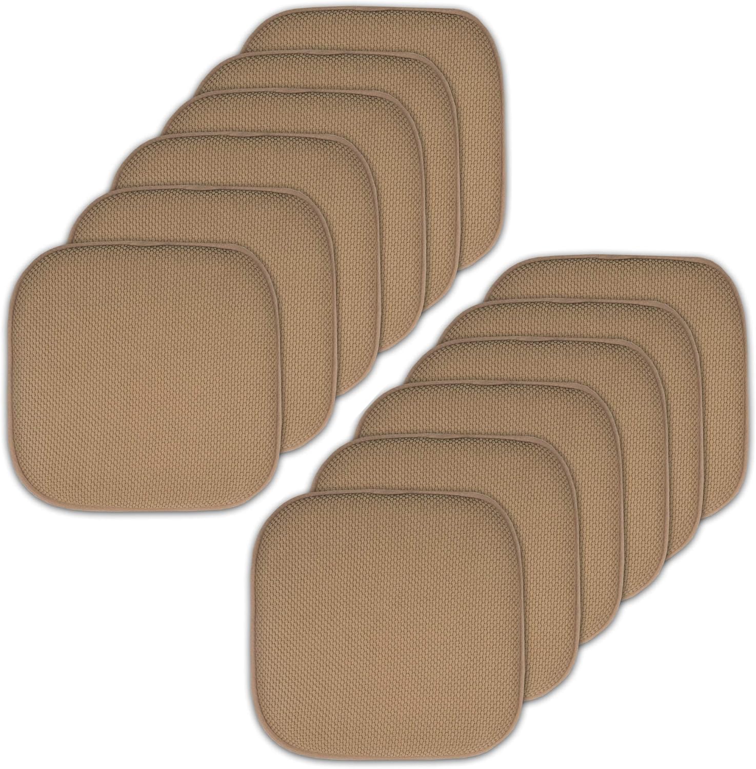 Sweet Home Collection Memory Foam Chair Cushion for Ultimate Comfort