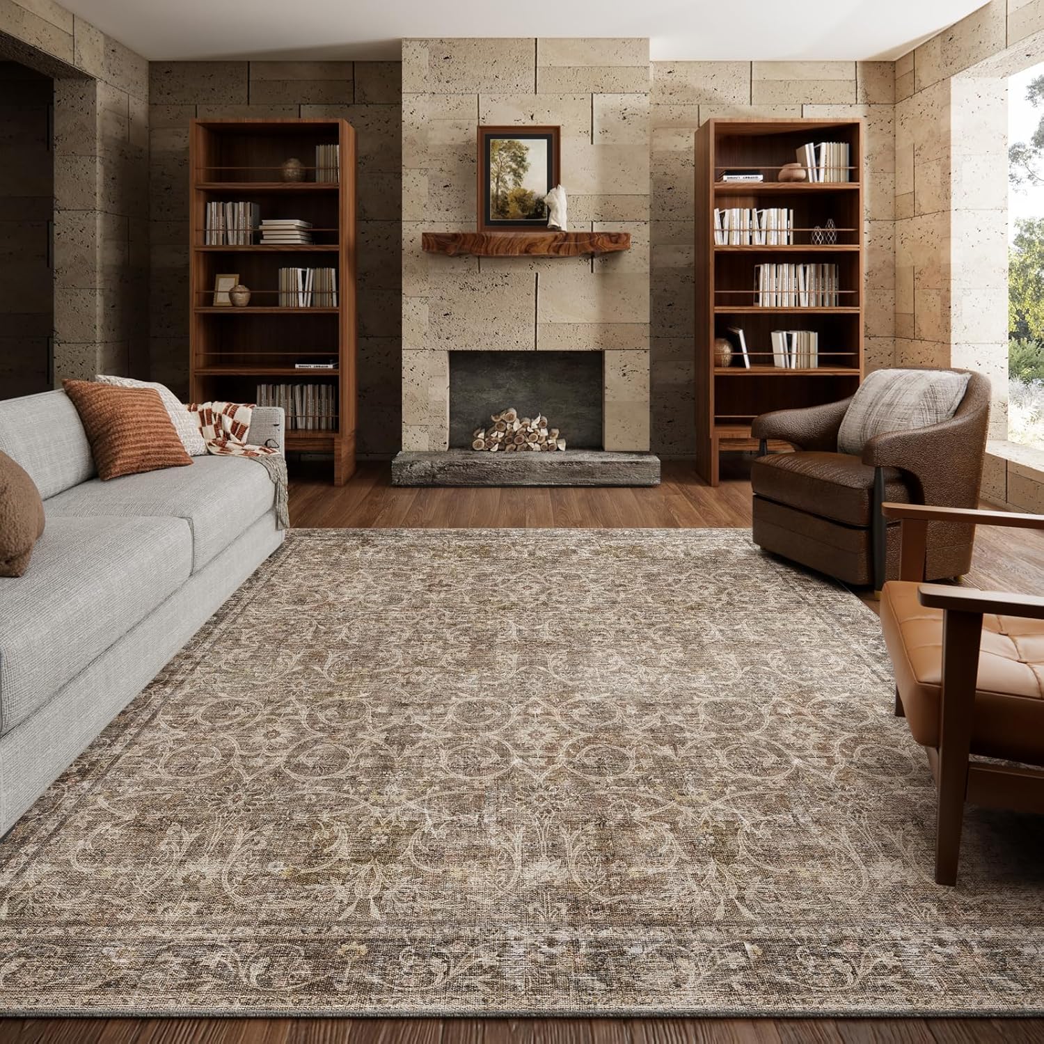 8x10 Washable Area Rugs for High-Traffic Living Spaces