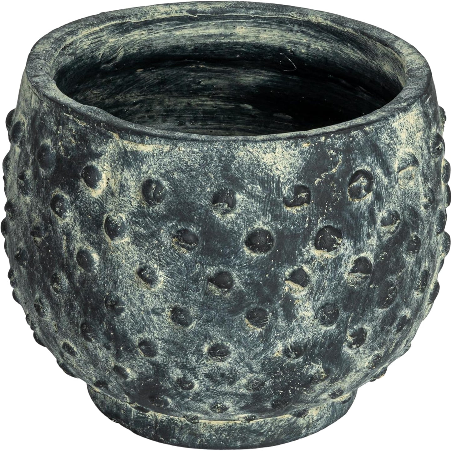Distressed Terra Cotta Hobnail Planter for Elegant Displays