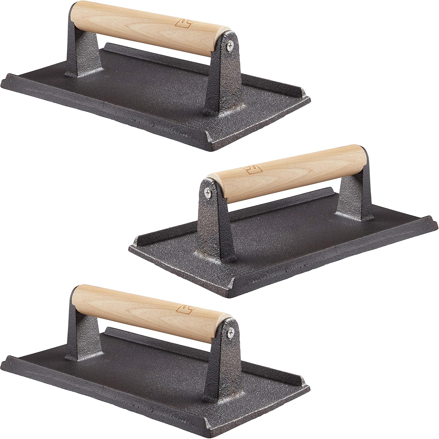 Pro Grade Cast Iron Grill Weight 3Pk by Avant Grub