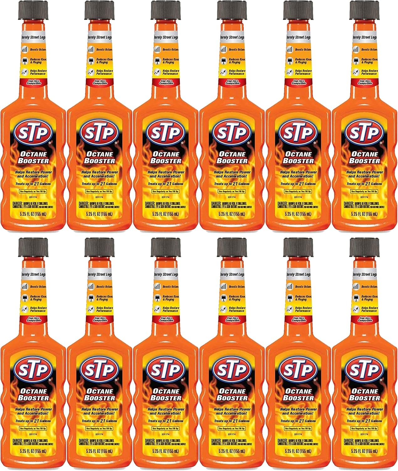 STP Octane Booster - Fuel Intake System Cleaner, 12 Pack