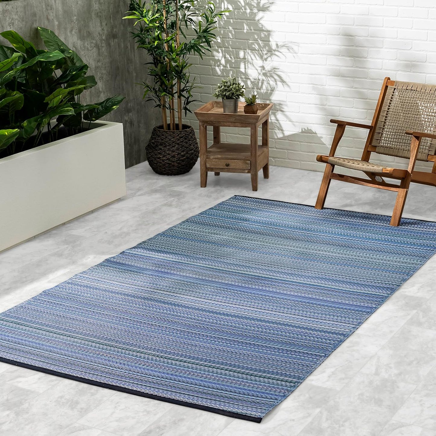 Fab Habitat Outdoor Rug - Waterproof, Fade Resistant, Large Size