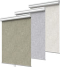 100% Blackout Roller Window Shades Cordless Brown 28in x 72in