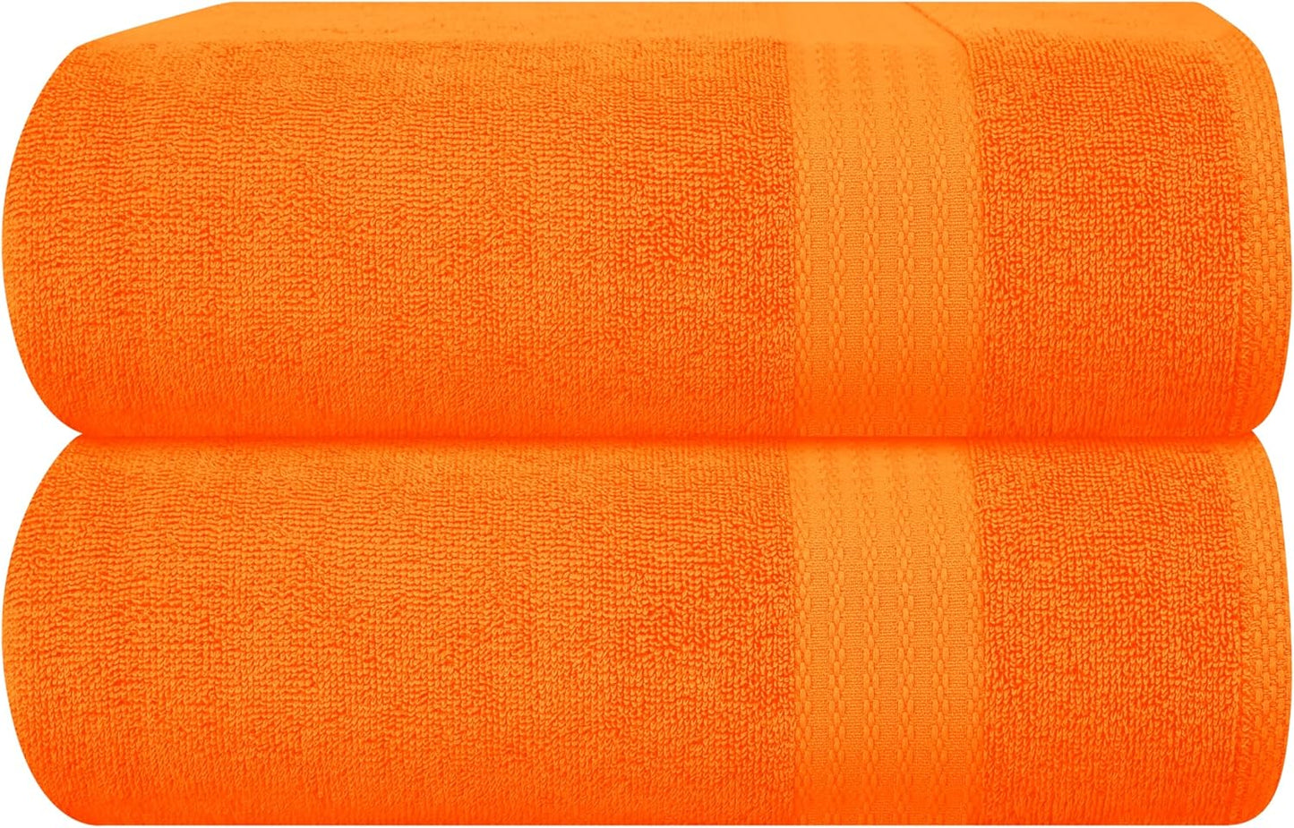 GLAMBURG Premium Cotton Oversized Bath Sheets for Everyday Use