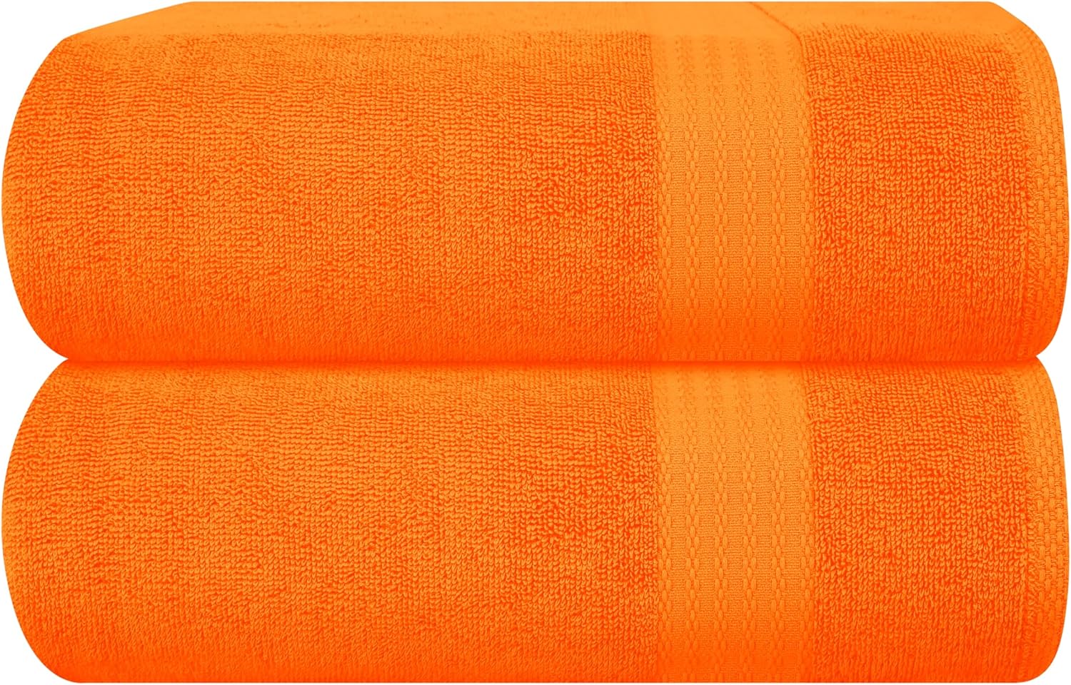 GLAMBURG Premium Cotton Oversized Bath Sheets for Everyday Use