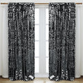 Black Large Sequin Backdrop 18MM 4x10 ft - Sparkling Photo Curtain