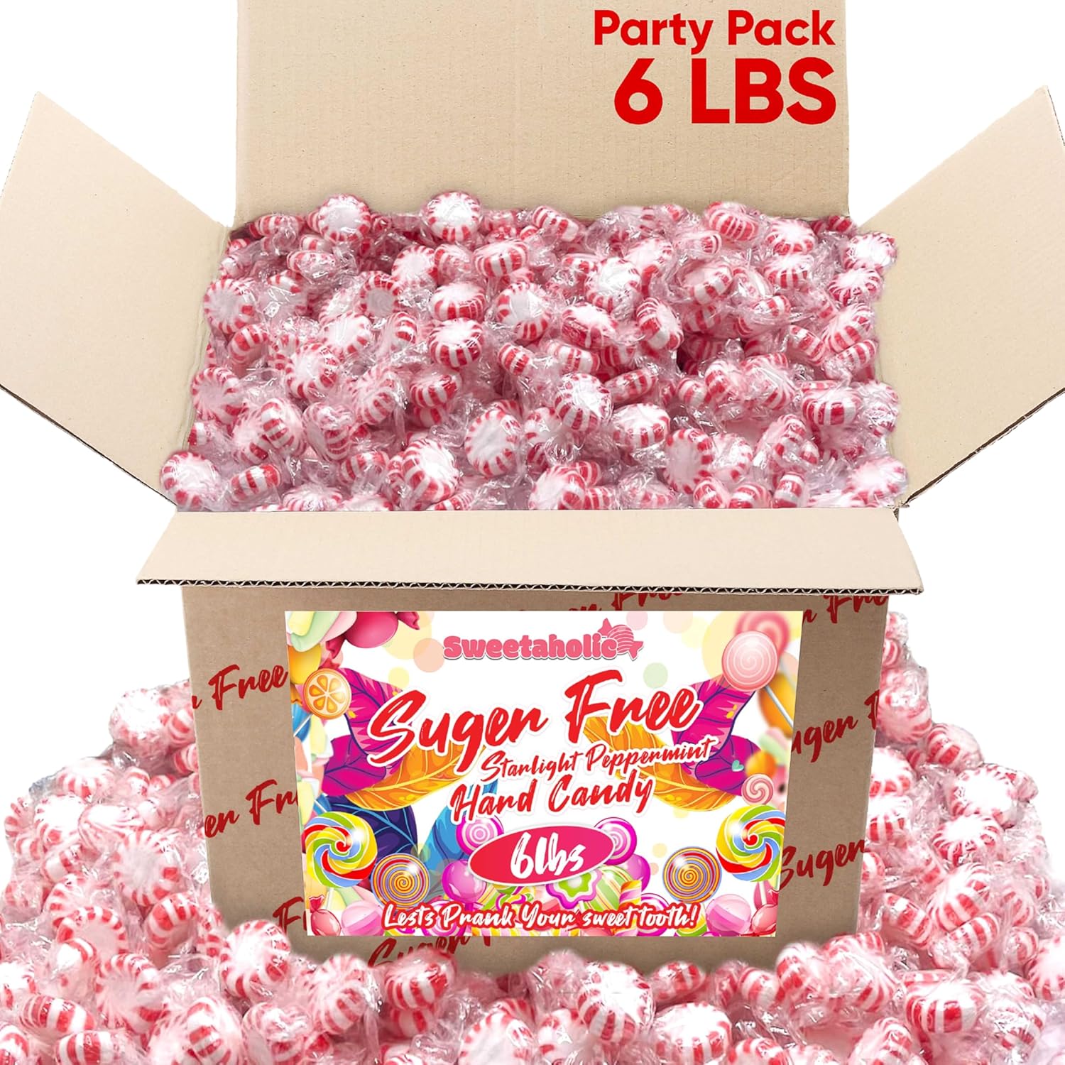 Sweetaholic Sugar Free Peppermint Candy for Guilt-Free Indulgence