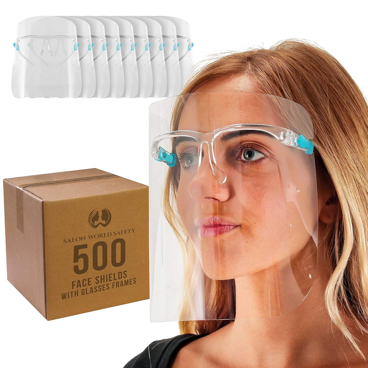 TCP Global Salon World Safety Face Shields for Full Protection