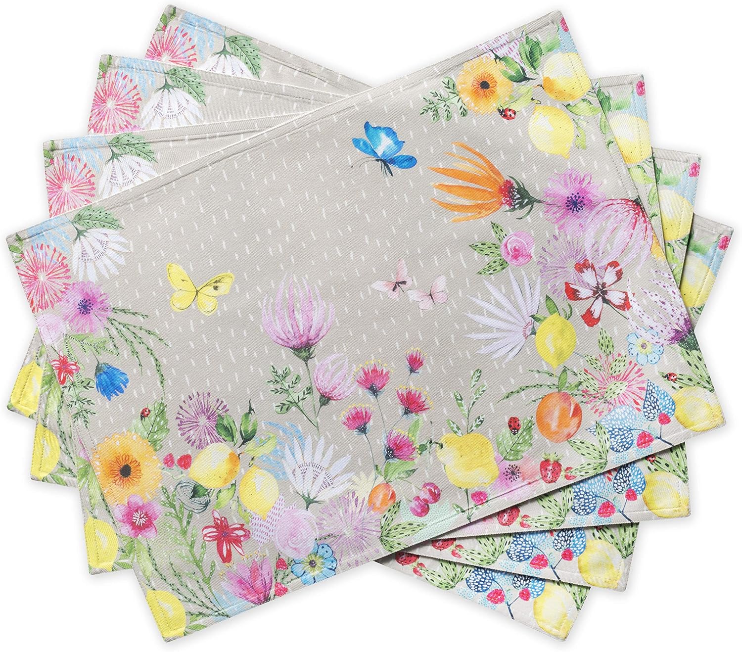 Maison d' Hermine Cotton Placemats for Elegant Dining Setup