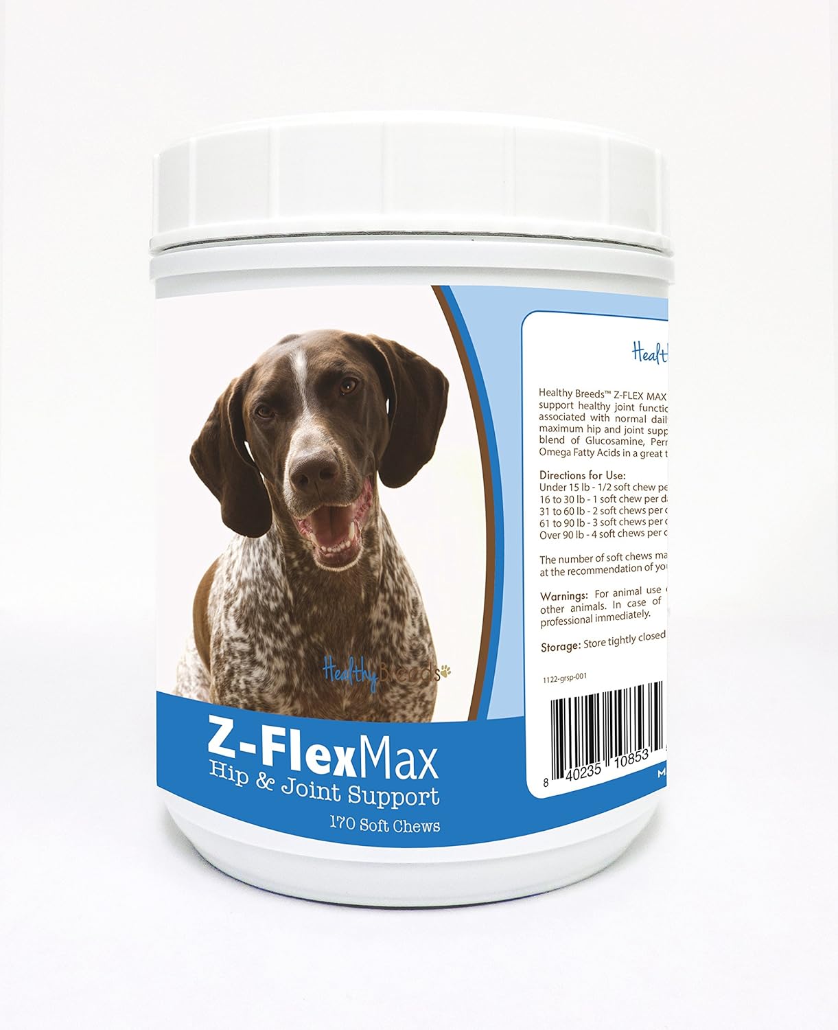 Healthy Breeds German Shorthaired Pointer Z-Flex Max Chews 170 Count
