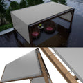 ColourTree 11ft x 23ft Grey Waterproof Pergola Sun Shade Canopy