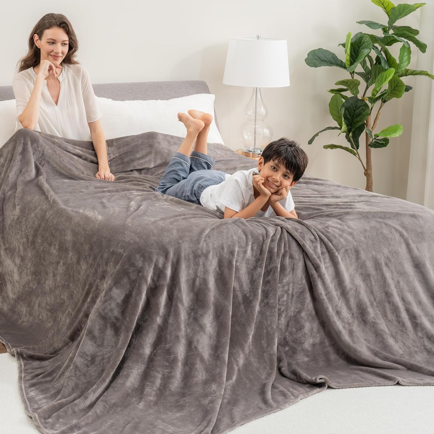 Berkshire Blanket VelvetLoft Big Oversized King Family Blanket