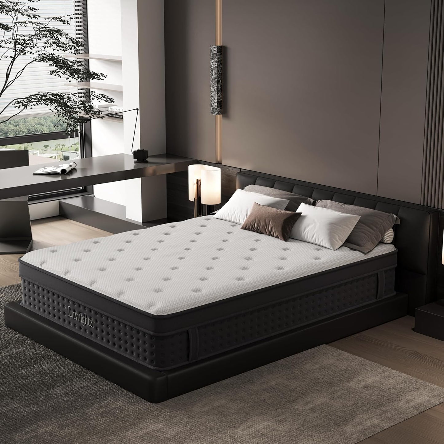 Queen Size Mattress with Cooling Memory Foam & Pocket Springs