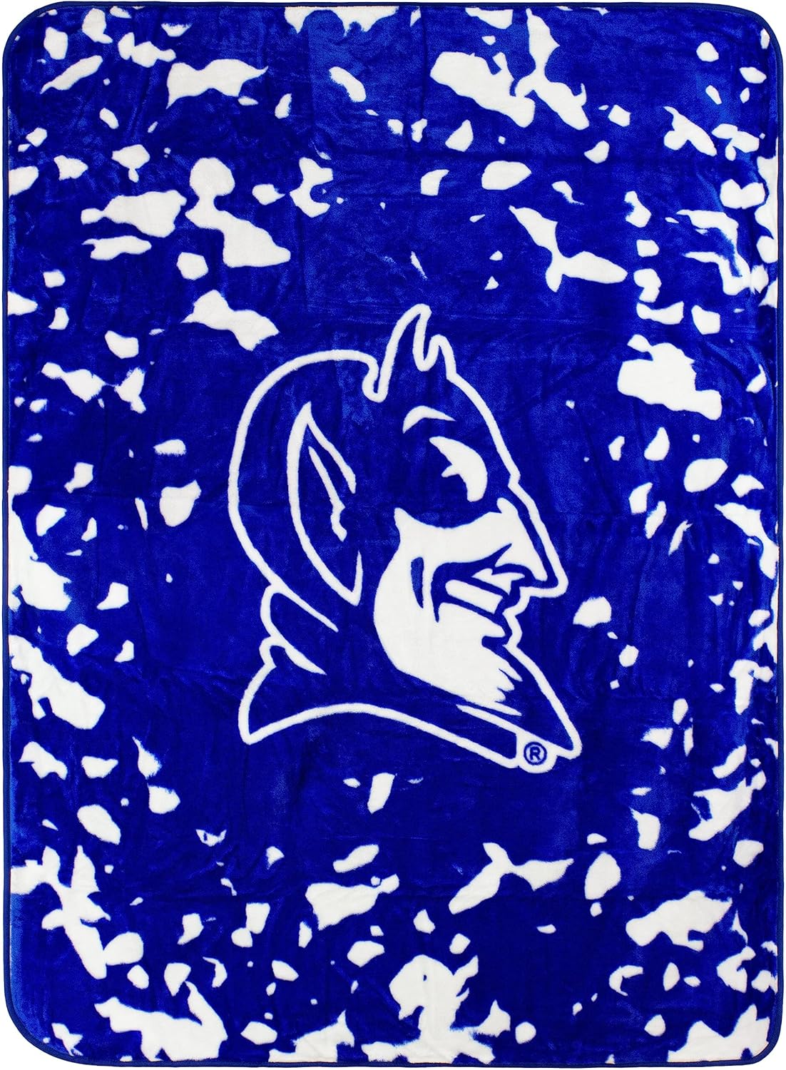 Comfy Duke Blue Devils Huge Raschel Throw Blanket for Fans