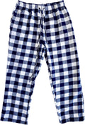 Men Women Unisex Plaid Flannel Pajama Pants - Cozy Cotton Winter PJ