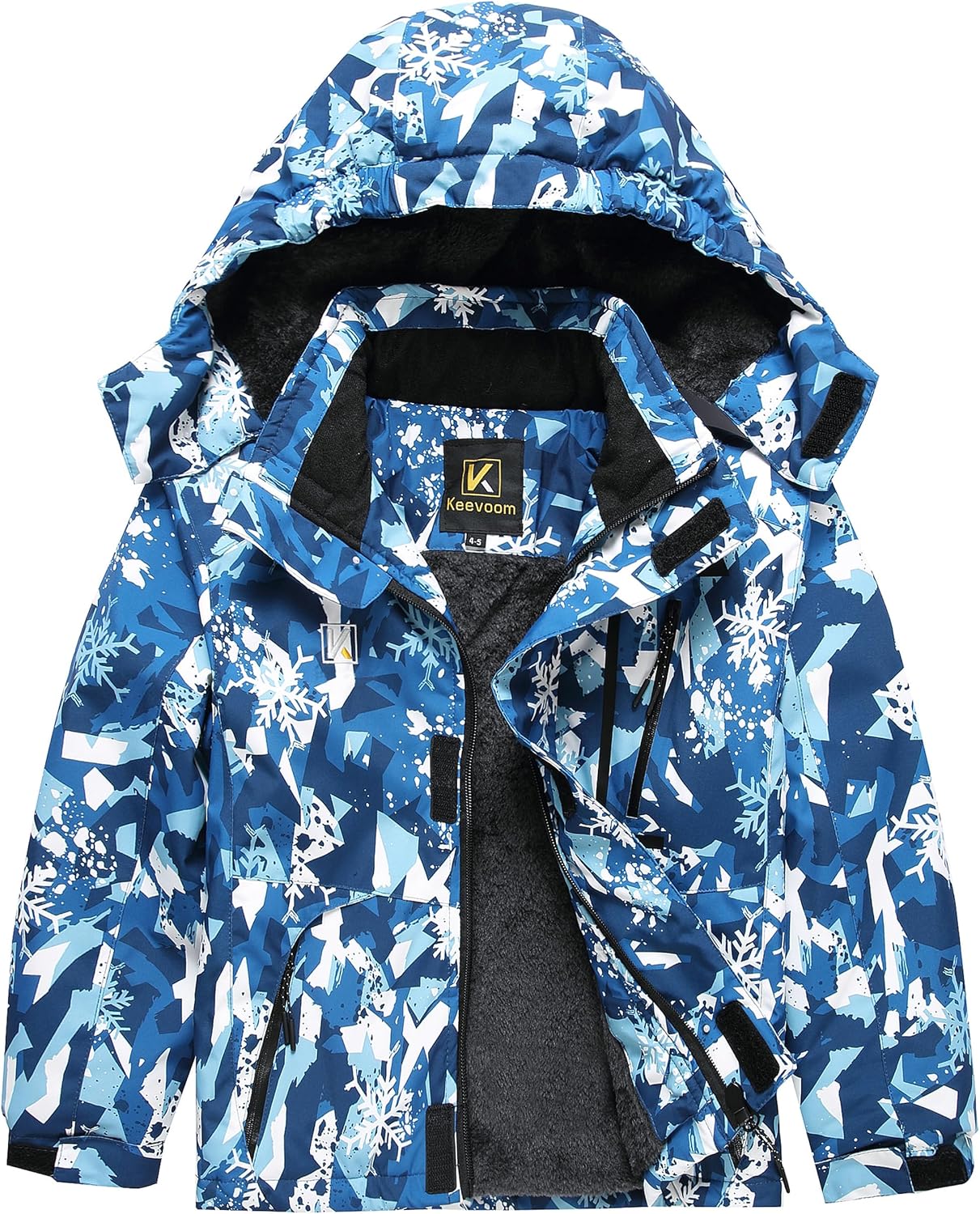 Keevoom Boys Winter Coat Ski Jacket for Outdoor Adventures