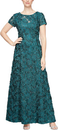 Chic Long Rosette Mother of the Bride Dress for Every Size