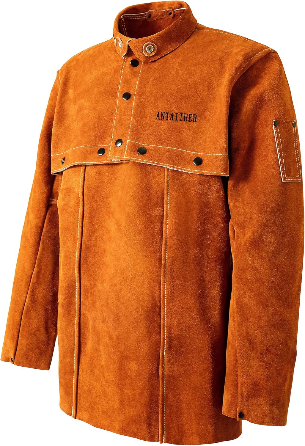 ANTAITHER Leather Welding Jacket for Heavy-Duty Protection