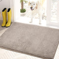 Dirt Trapping Door Mat 24 in x 35.5 in Taupe - Low Profile Entry Rug