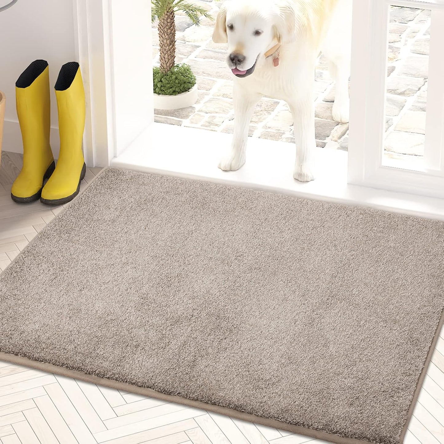 Dirt Trapping Door Mat 24in x 35.5in Non-Slip Super Absorbent