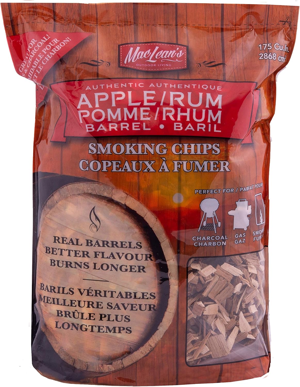 MacLean's Apple/Rum Barrel Smoking Chips - Rich Flavor!