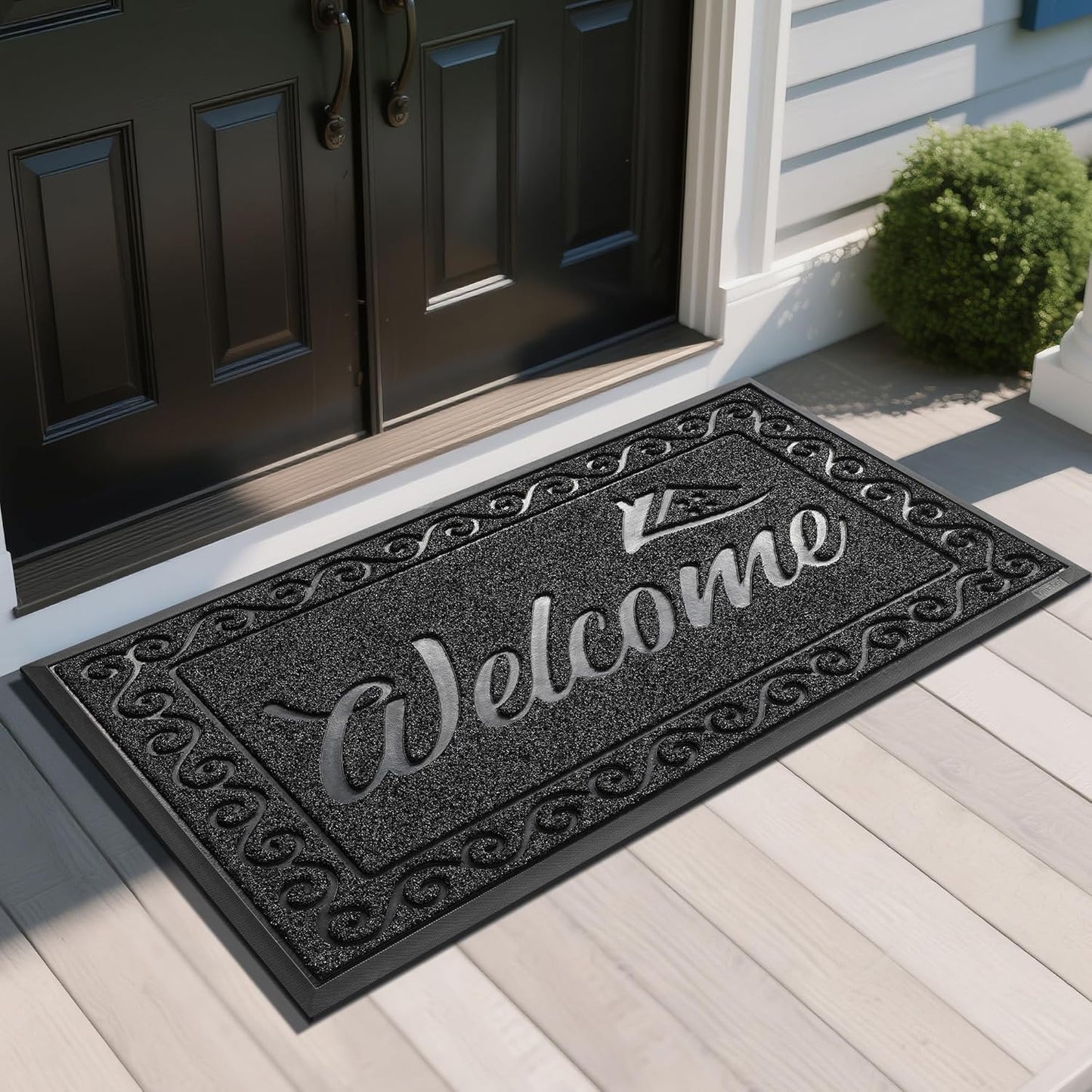 Yimobra Welcome Mat - Heavy Duty Sturdy Door Mats for Home