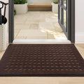 BEQHAUSE Waffle Door Mats Indoor for Muddy Paws and Shoes