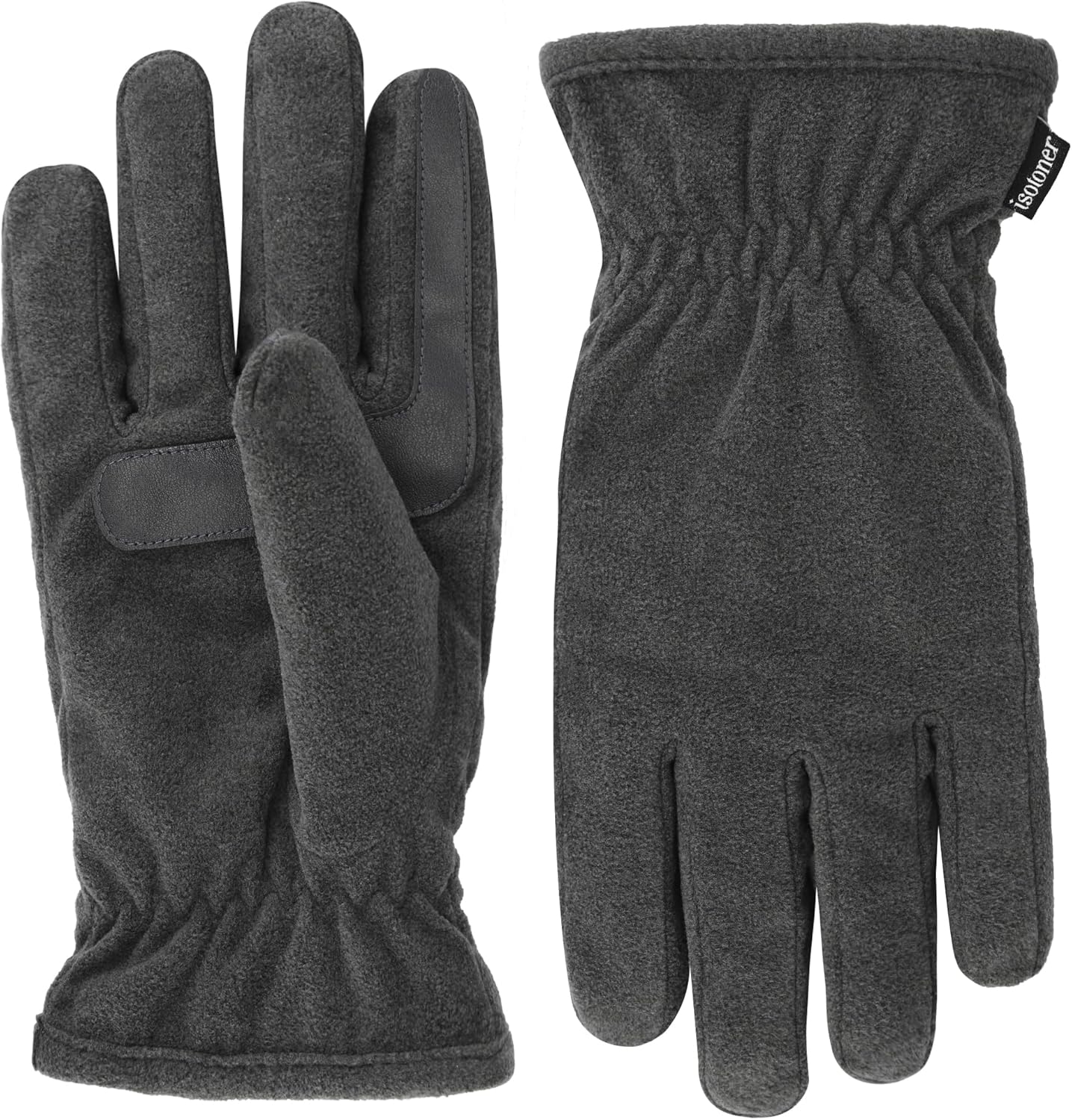 isotoner mens Water Repellent Stretch Fleece Lined Gloves Review