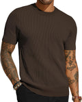 PJ PAUL JONES Men's Honeycomb Waffle Crewneck T-Shirt - Comfortable