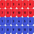 Nylon Mesh Scrimmage Team Practice Jerseys 24 Pcs - Easy On/Off