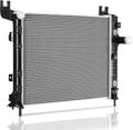 Complete Radiator Compatible with 2000-2004 Dodge Dakota and Durango
